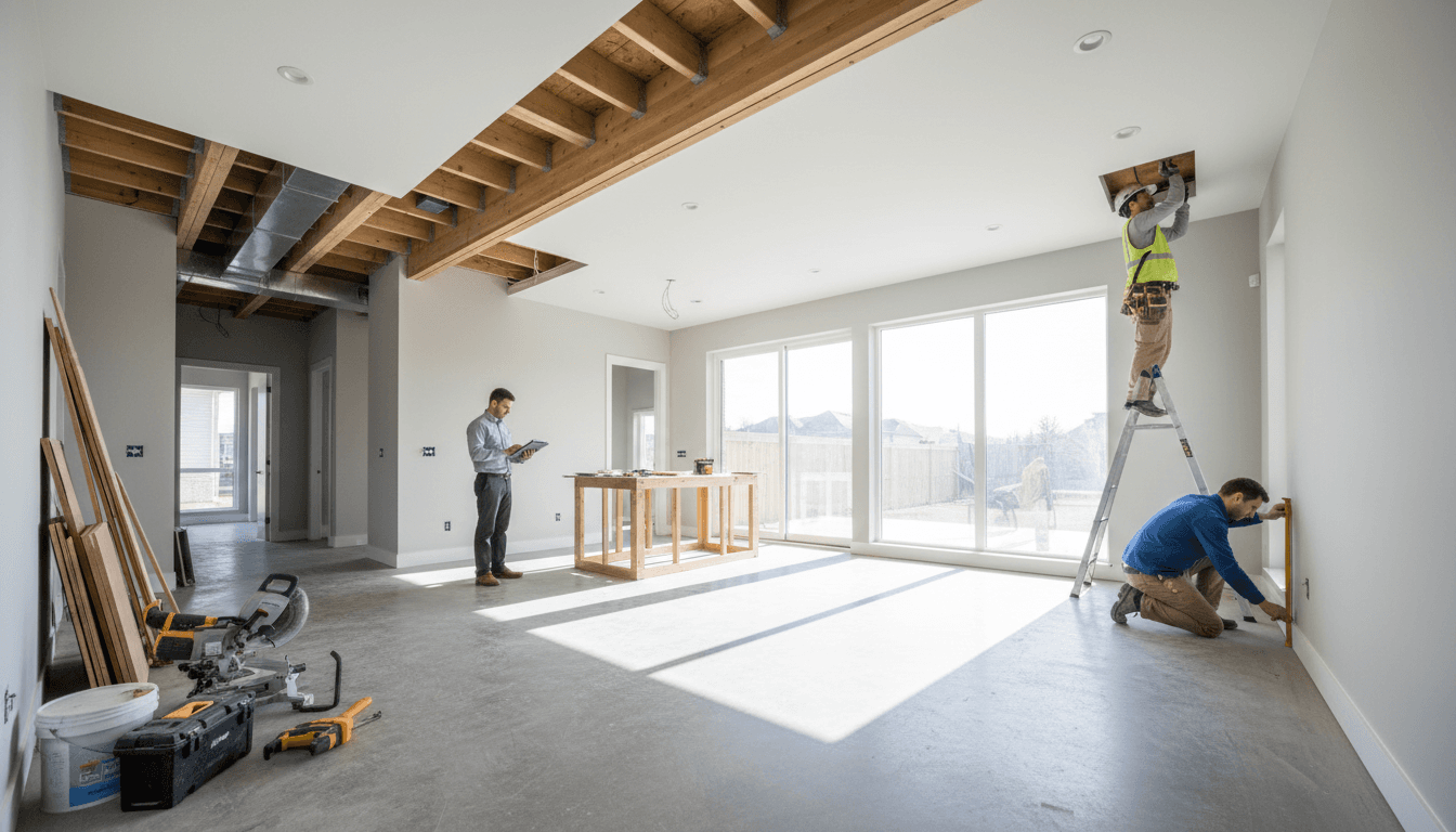 Small commercial building renovation project